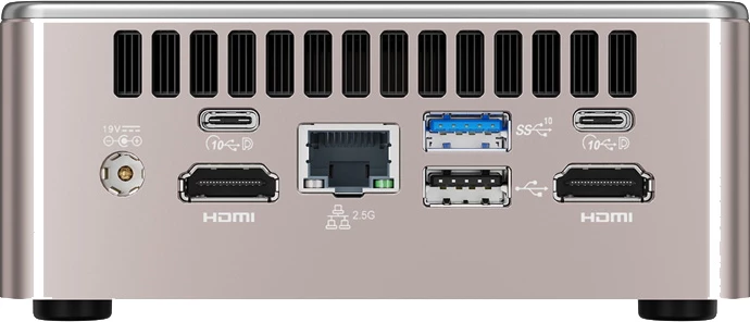 Kasë GEEKOM Mini PC A5, Ryzen 7 5825U, 16GB RAM, 512GB SSD, Windows 11 Pro, Gri