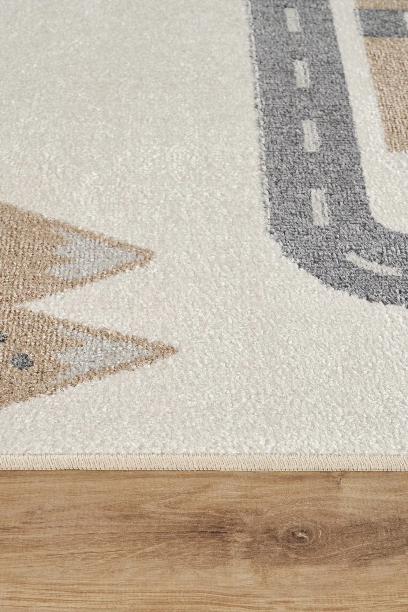 Qilim për fëmijë, ngjyrë krem dhe gri, 200x290cm, Conceptum Hypnose