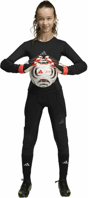 Pantallona adidas Pad LT Junior JZ9225, të zeza