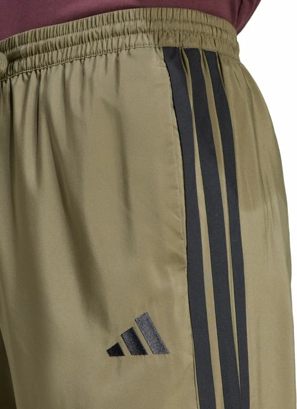 Pantallona sportive meshkuj adidas Essentials 3-Stripes Stanford Open Hem JE6401, olive
