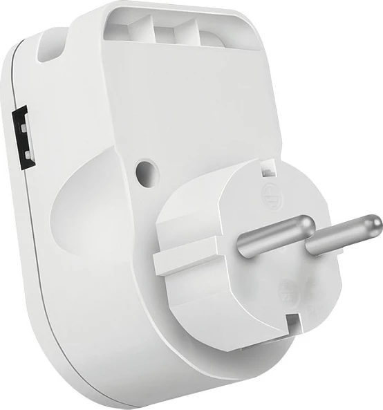 Karikues USB-A LogiLink 17W 2-port, 2x USB-A, prizë CEE 7/3, i bardhë