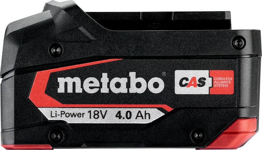 Bateri Metabo 625027000, Li-Ion 18V 4Ah, e zezë