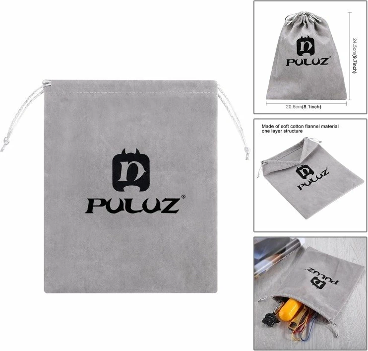 Set aksesorësh Puluz Ultimate Combo 43 në 1 për DJI Osmo Pocket, i zi