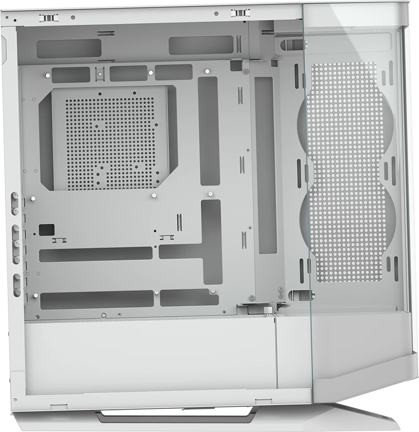 Kasë COUGAR FV270 Midi Tower, Tempered Glass, ATX/E-ATX, RGB, e bardhë