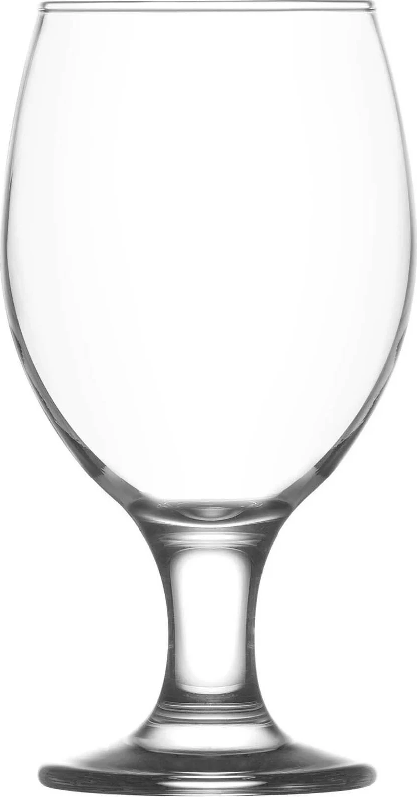 Gotë birre LAV HORECA Sofia 400 ml, transparente, set 6 copë