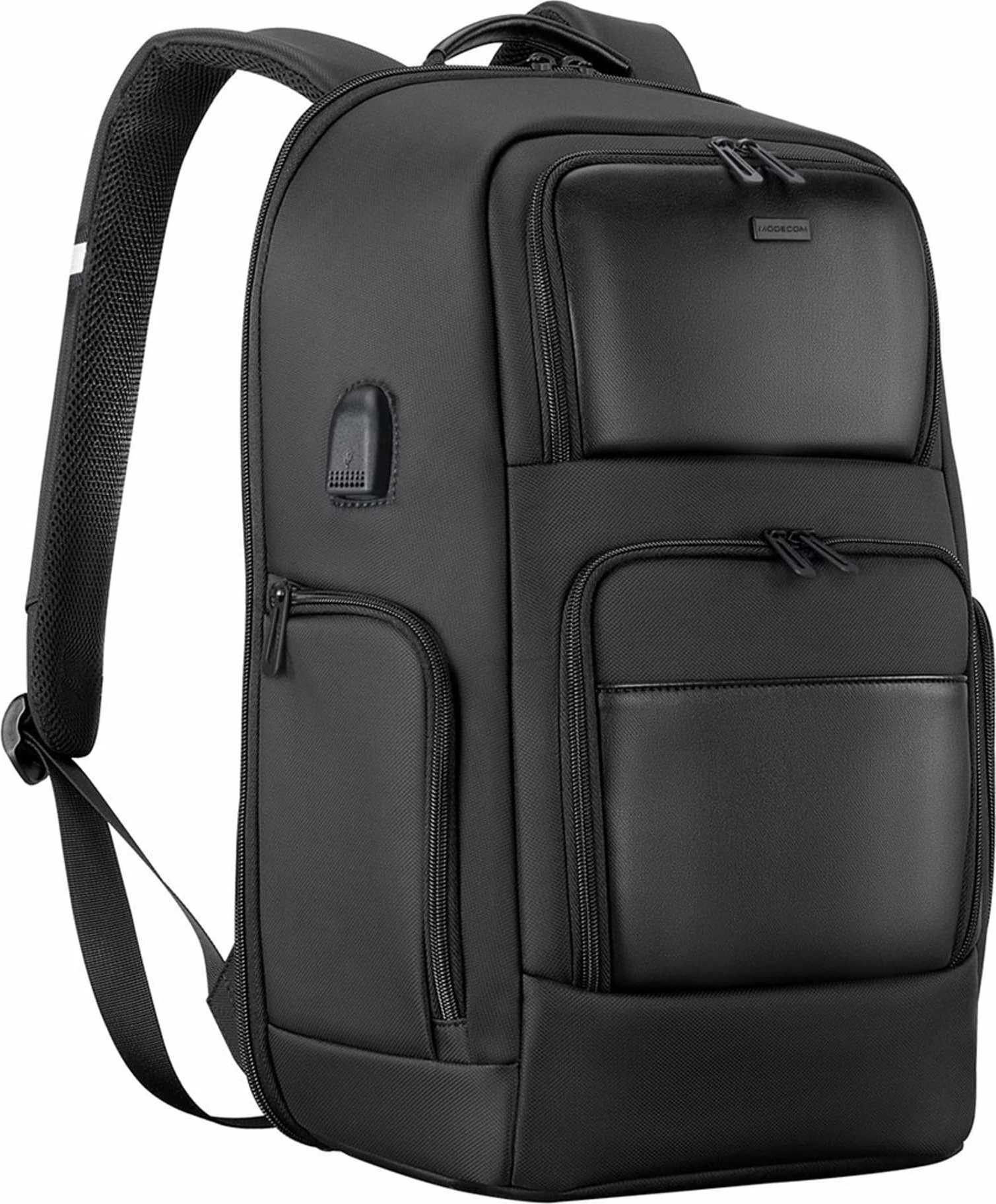 Çantë shpine për laptop Modecom Creative 15, 15.6\", me port USB, e zezë