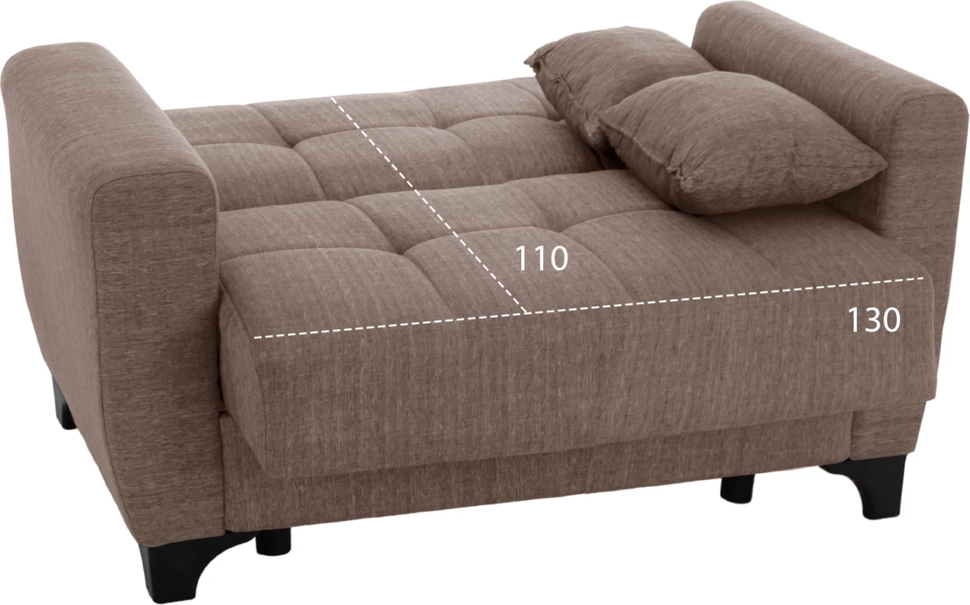 Set divanësh FH11748.02, 3-vendësh dhe 2-vendësh, bezhë