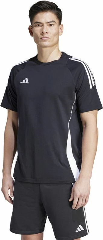 Fanellë stërvitjeje për meshkuj adidas, e zezë