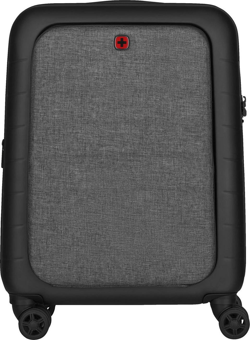Kasë udhëtimi Wenger Syntry Carry-On me ndarje për laptop, e zezë/gri
