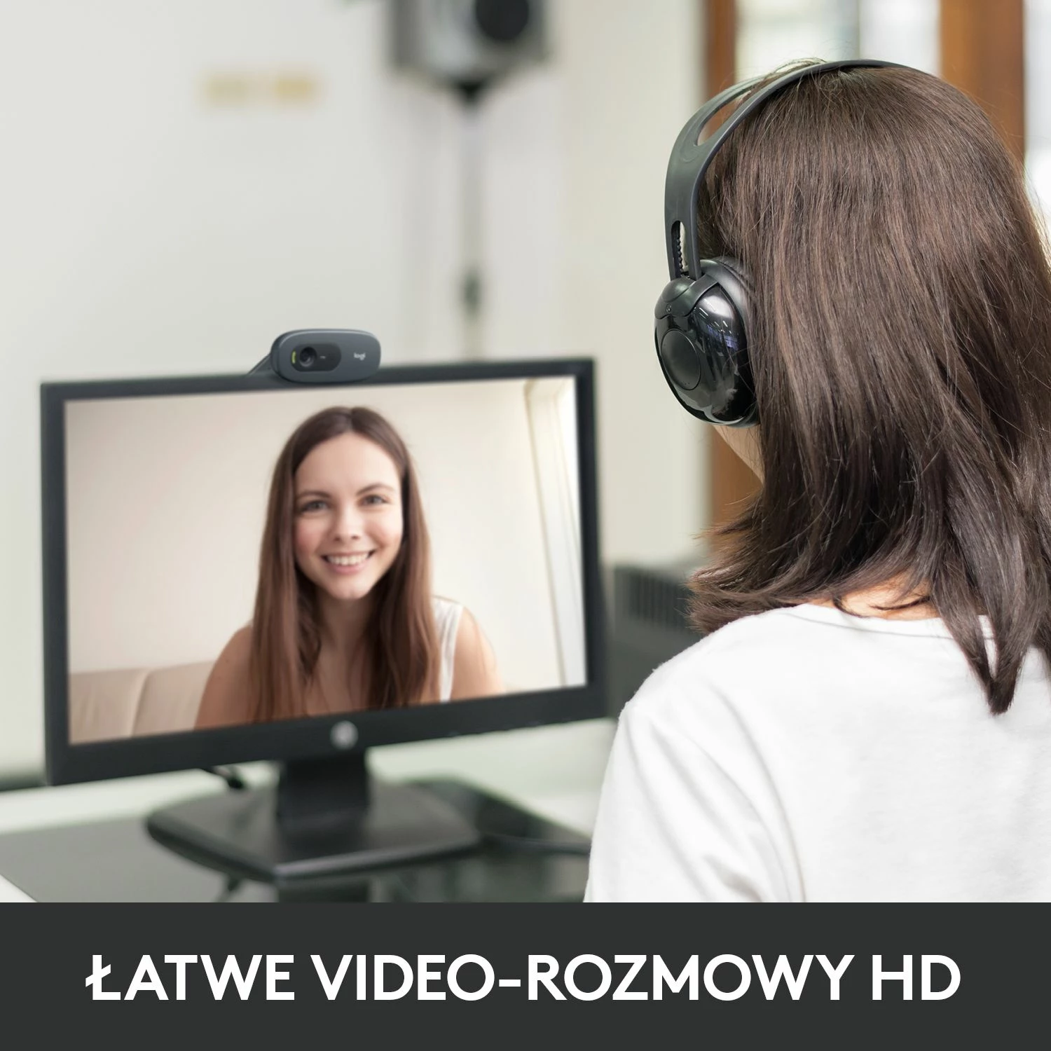Webkamerë Logitech C270 (960-001063) 720p HD, USB, mikrofon mono, e zezë