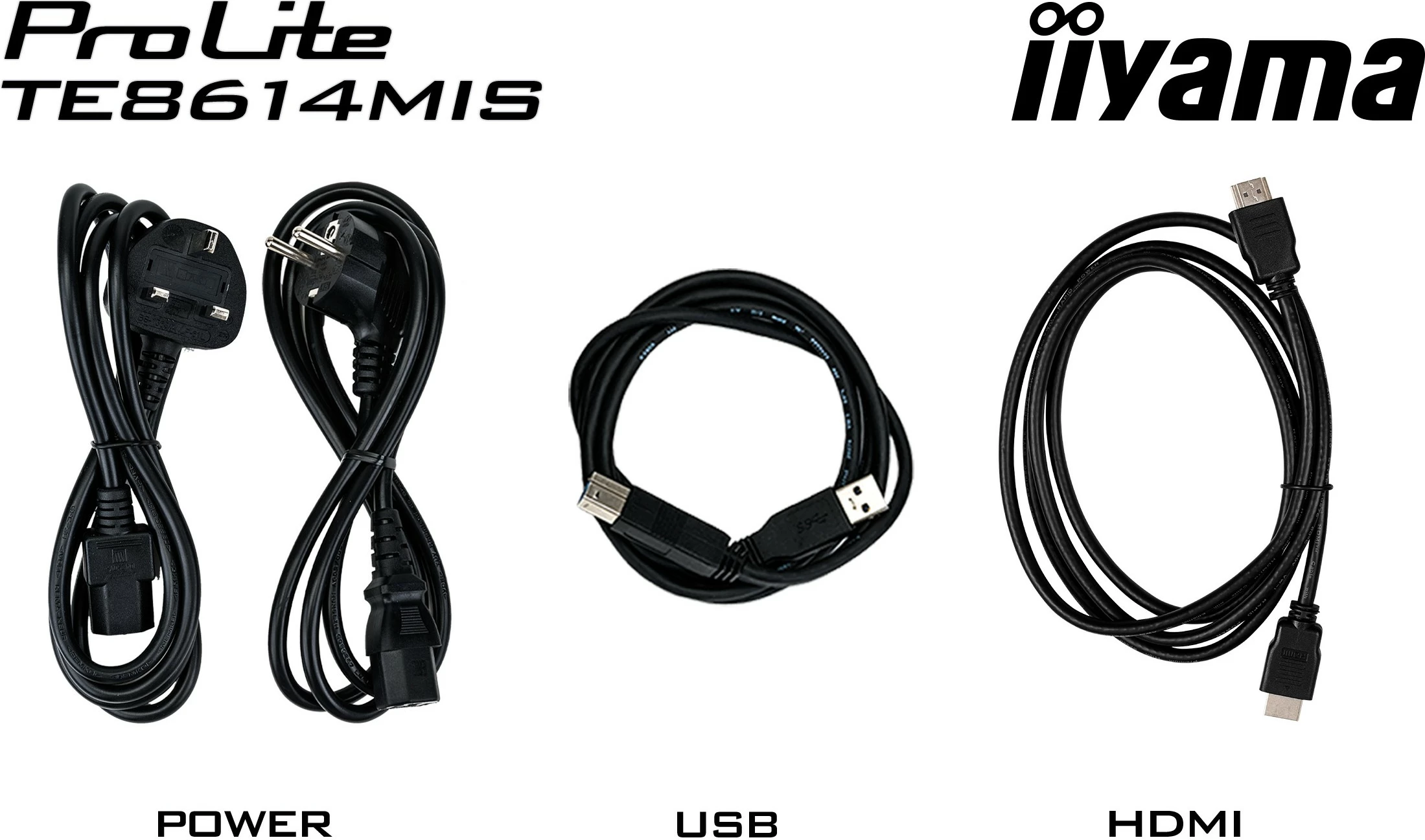 Monitor interaktiv iiyama ProLite TE8614MIS-B2AG 86 inç 4K UHD Wi-Fi zi
