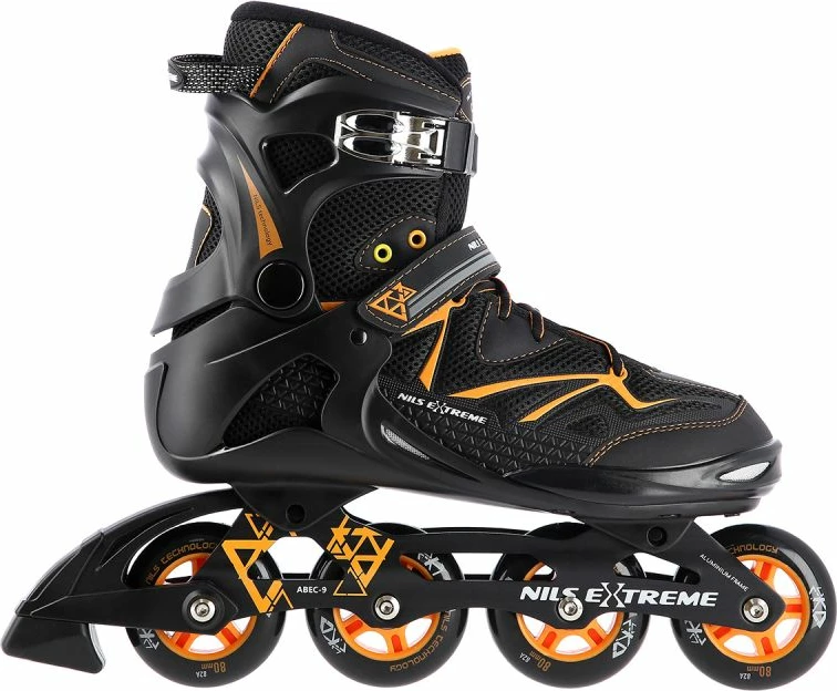 Rollera Nils Extreme NA9022, të zeza dhe portokalli, nr. 41