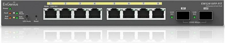 Switch EnGenius EWS2910FP-FIT, 8-Port Gigabit PoE+, 2x SFP, Managed, Desktop/Wall-Mount, i zi