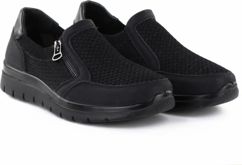 Këpucë tekstili për femra Unisoft 9026, të zeza