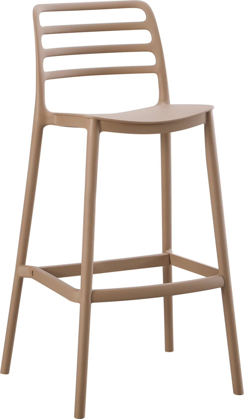 Karrige për bar polipropileni SNOD FH6099.04 kapuçino 37,2x50x101,5Hcm