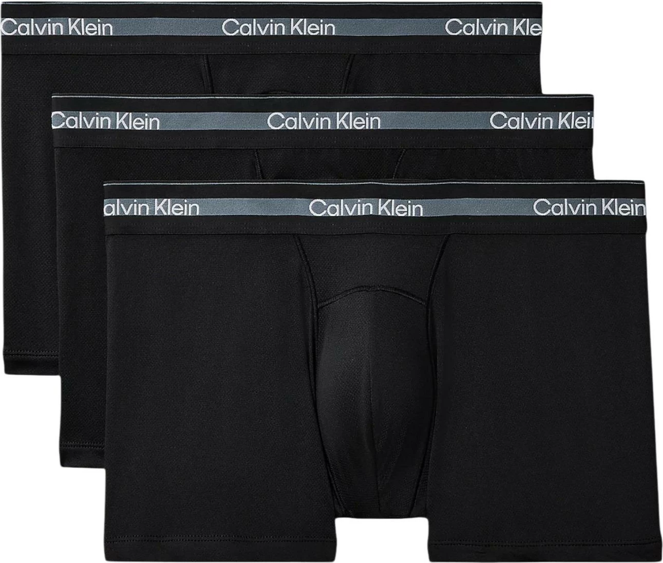 Të brendshme për meshkuj Calvin Klein Underwear Trunk LV00NB4536, të zeza