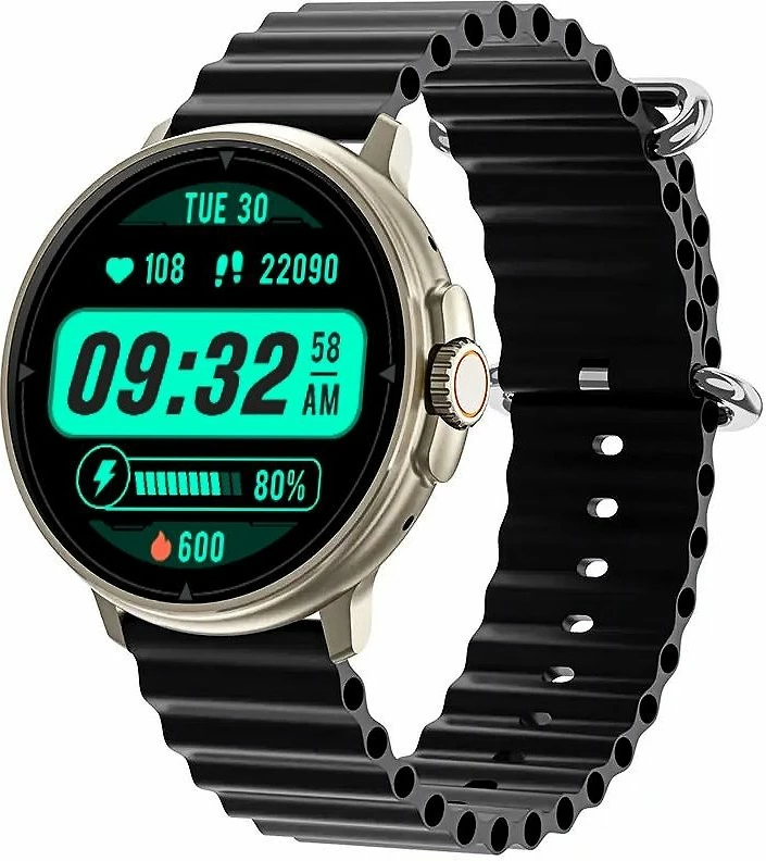Smartwatch RUBICON unisex, e zezë