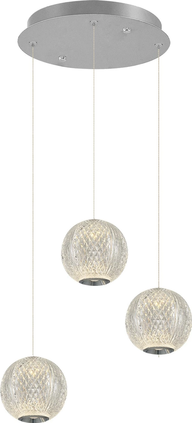 Llambë tavani orientale, krom, Opviq L1379