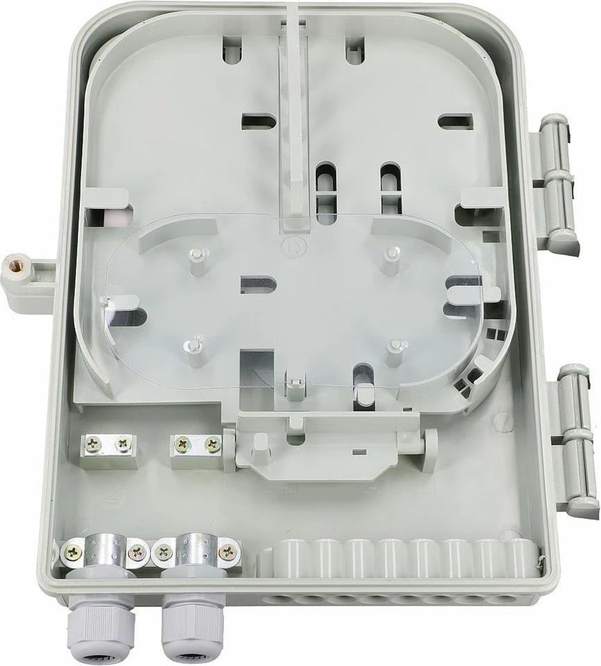 Kuti terminali fibër optike ExtraLink Emma 16 Core, 16 core, e bardhë, set me 16 mbrojtëse splice 60mm