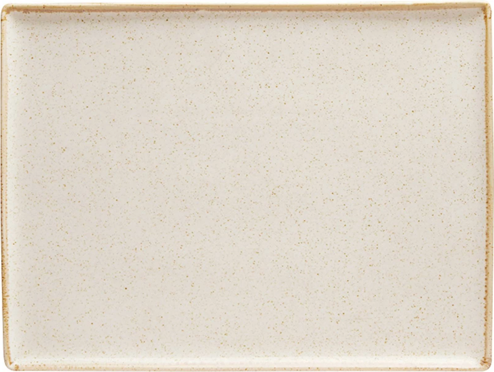 Tabaka drejtkëndore Porland Seasons Sand 350x260 mm, bezhë/krem, set 6 copë