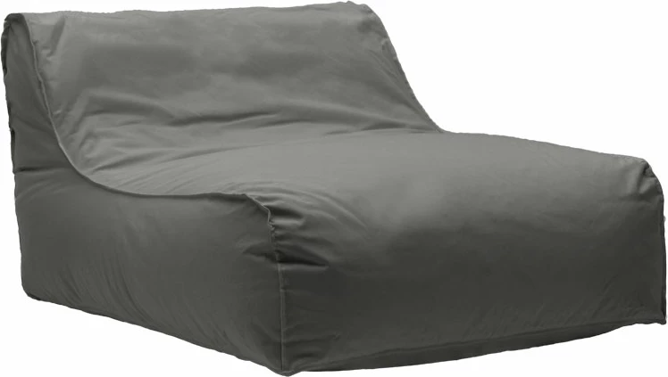 Shezlong Leandro i papërshkueshëm nga uji, ngjyrë gri e errët