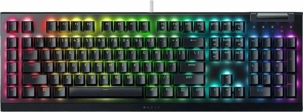 Tastierë gaming mekanike Razer BlackWidow V4 X RZ03-04700100-R3M1, Switch Green, RGB, US layout, me kabllo, e zezë