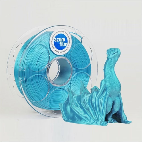 Filament për printer 3D AzureFilm Silk FL171-5015, 1.75 mm, 1 kg, blu