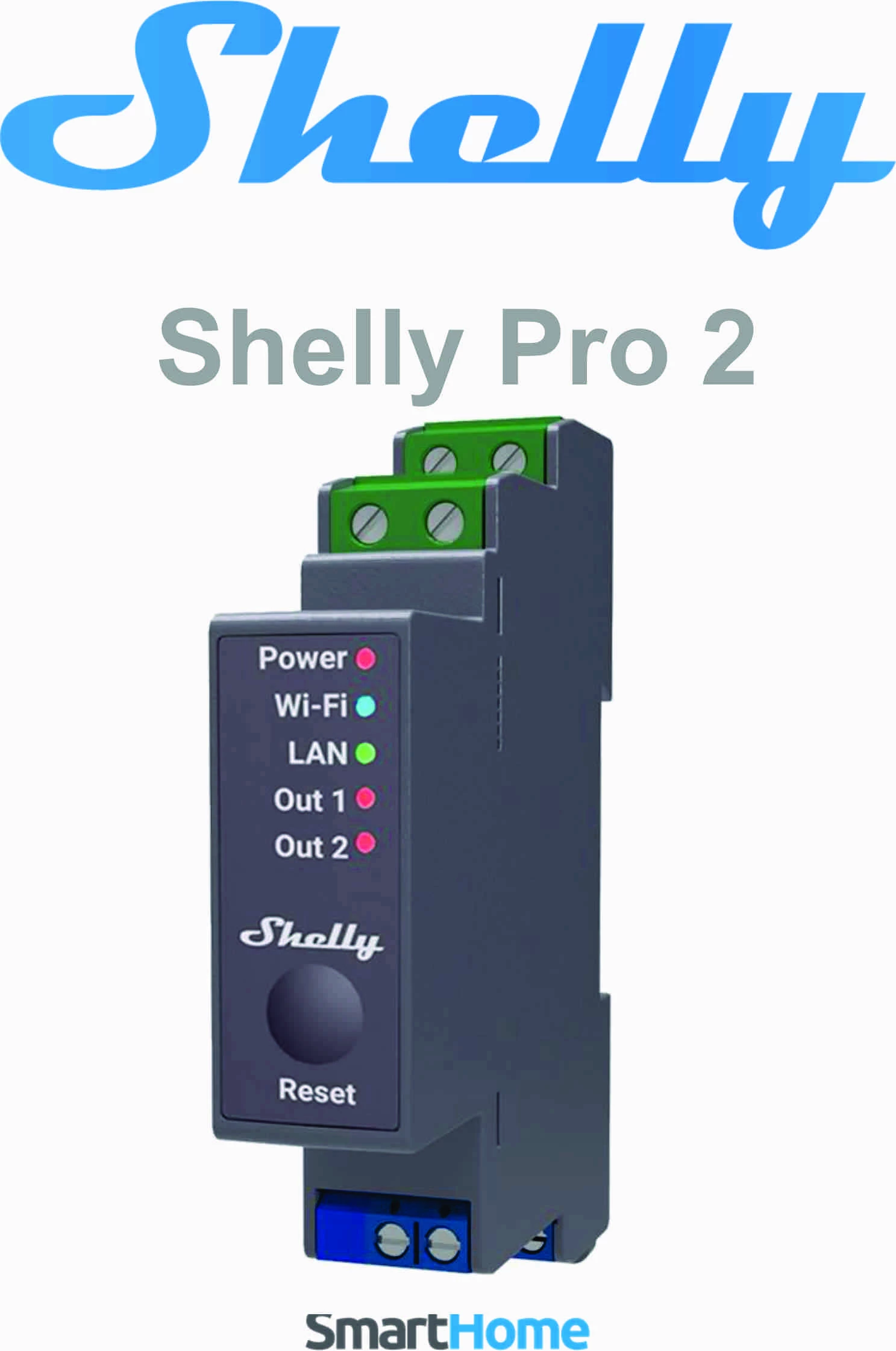 Ndërprerës inteligjent Shelly Pro 2