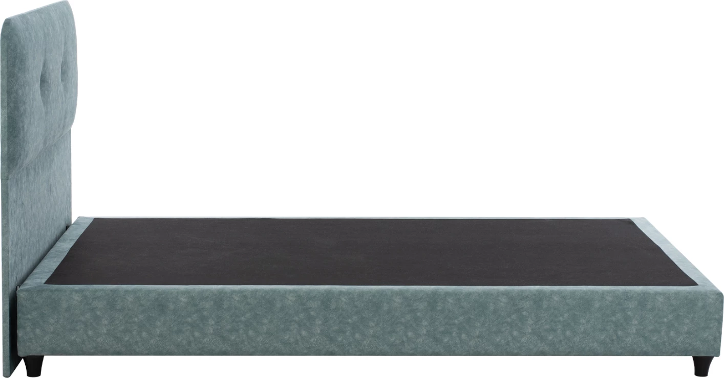 Shtrat FH648.27, pëlhurë lëkure nubuck, ngjyrë jeshile e çelur, 120x200