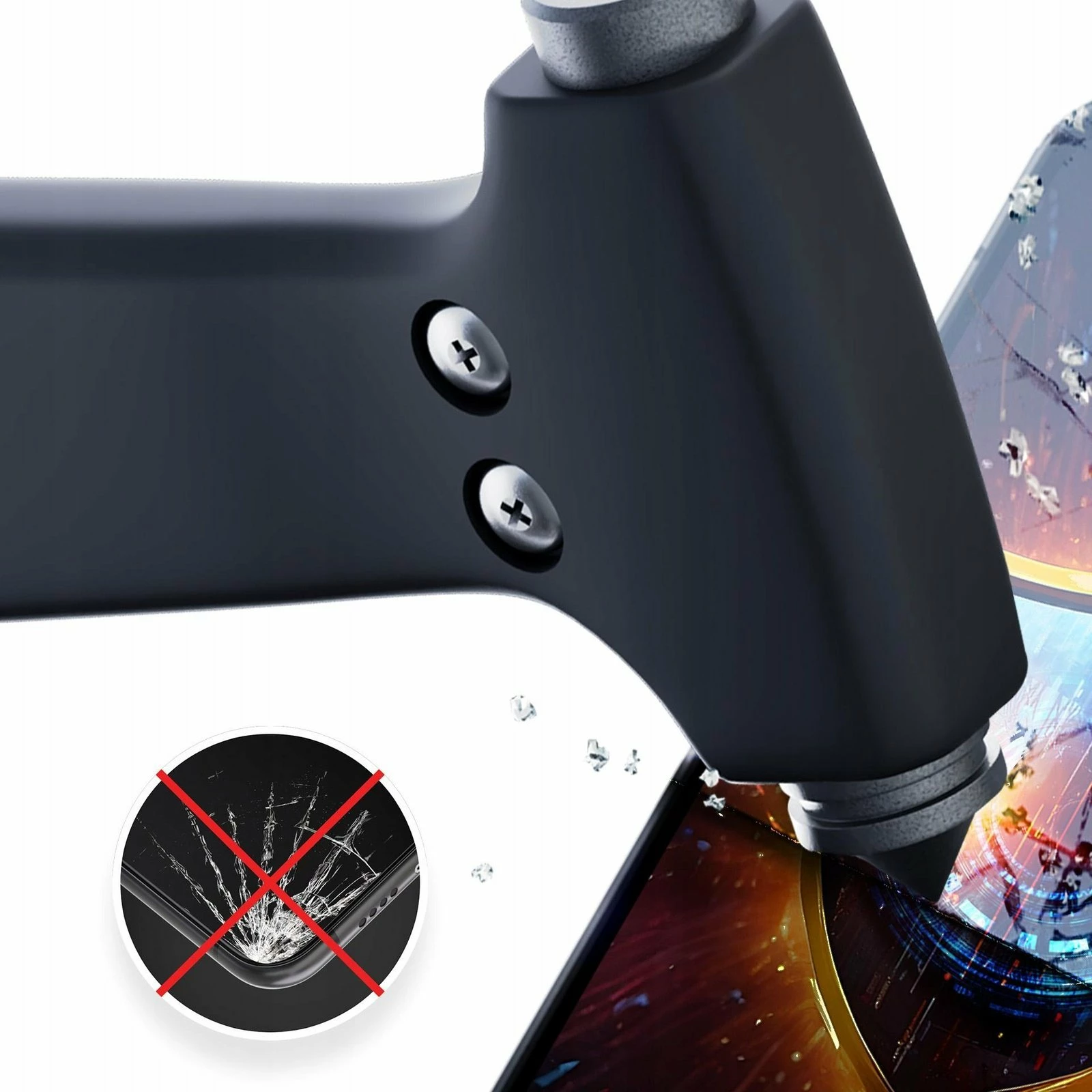 Foli mbrojtëse ekrani 3MK Silky Matt Privacy për Google Pixel 9A, matte privatësi, e zezë