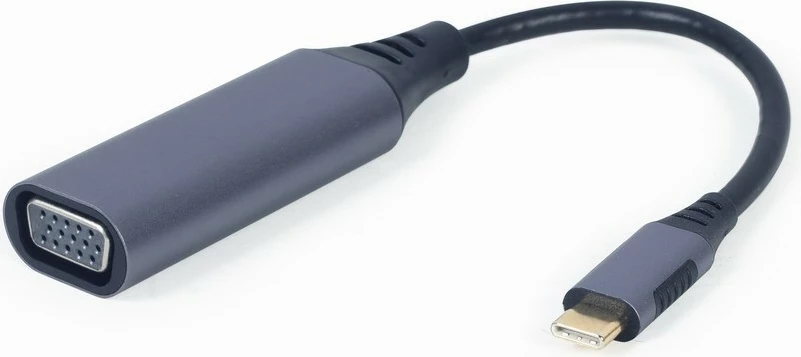 Adapter Gembird A-USB3C-VGA-01 USB-C në VGA, Gri