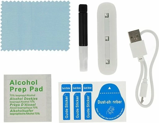 Mbrojtës ekrani xham i kalitur Premium për Huawei P20, full screen, UV coating me llampë UV, transparent, set