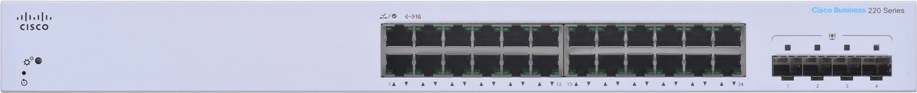 Switch Cisco, CBS220-24T-4G, i bardhë 3