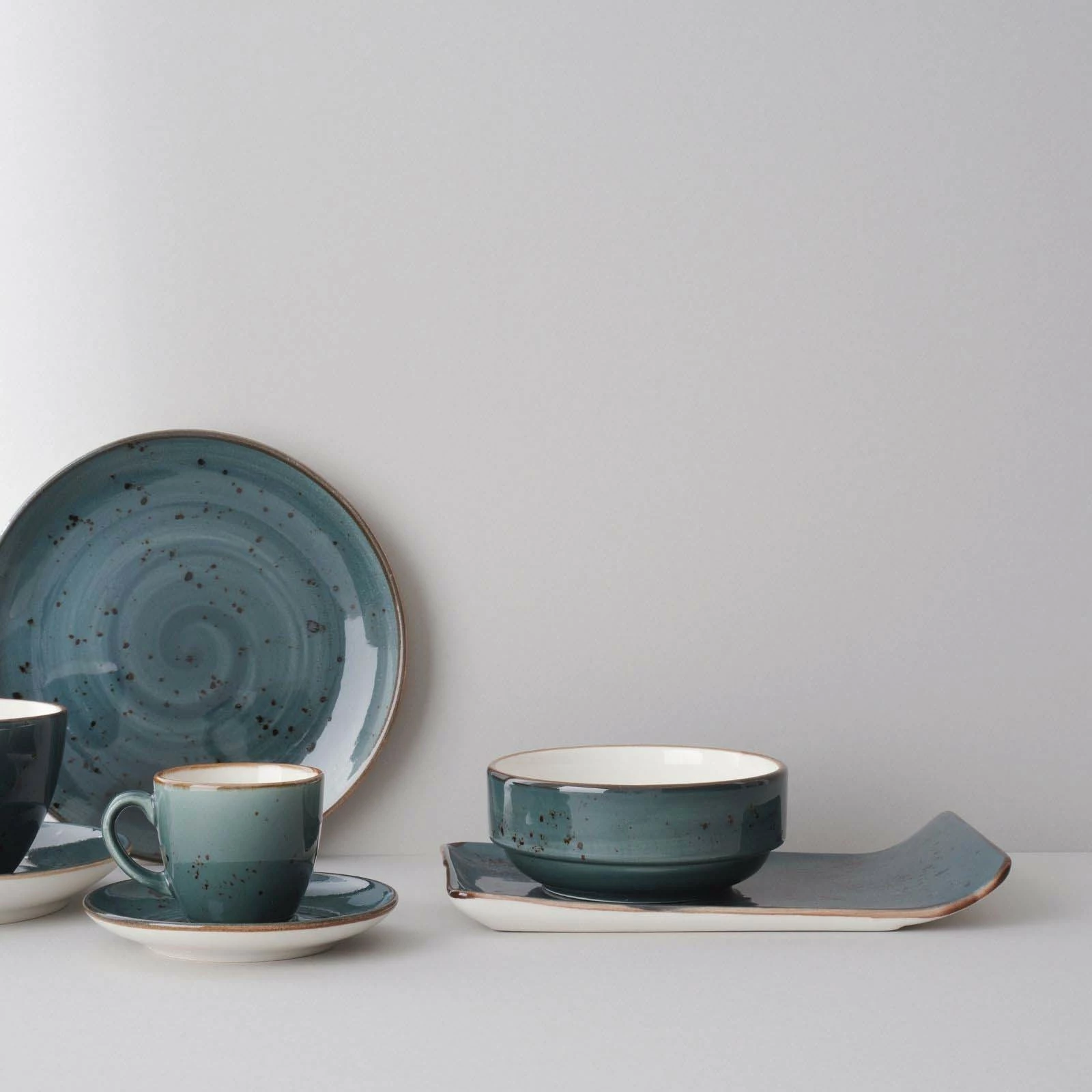 Filxhan espresso Fine Dine Arando 75 ml, gri, set 6 copë