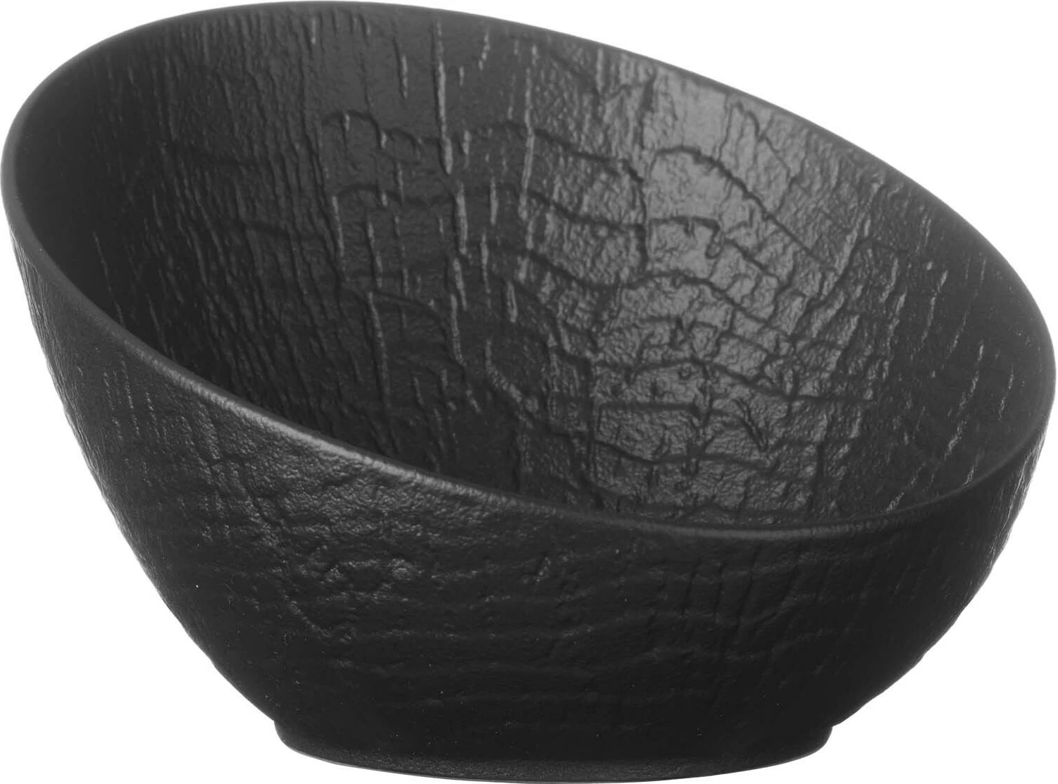 Tas i pjerrët Fine Dine Crust 210 mm, set 3 copë, i zi