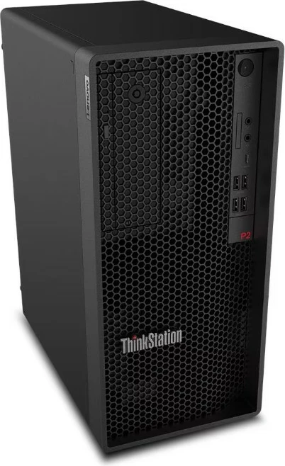 Kasë Lenovo ThinkStation P2 Tower Gen 2, Intel Core Ultra 7 265K, 64 GB RAM, 2x1TB SSD, RTX 5070 12GB, Windows 11 Pro, e zezë