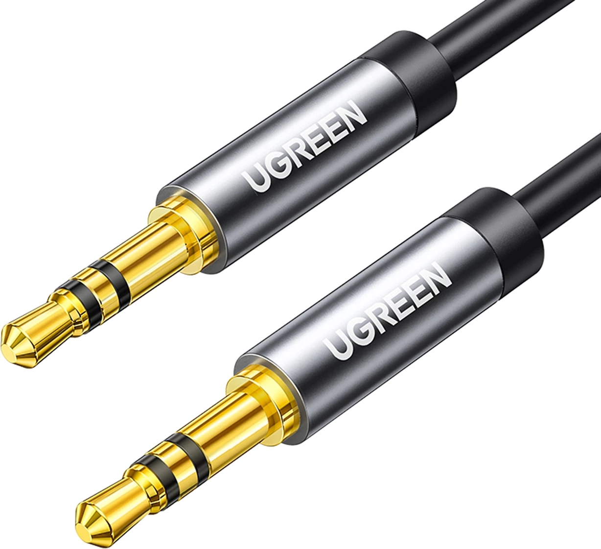 Kabllo audio AUX Ugreen AV119 10737, 5m, mini jack 3.5mm, e zezë