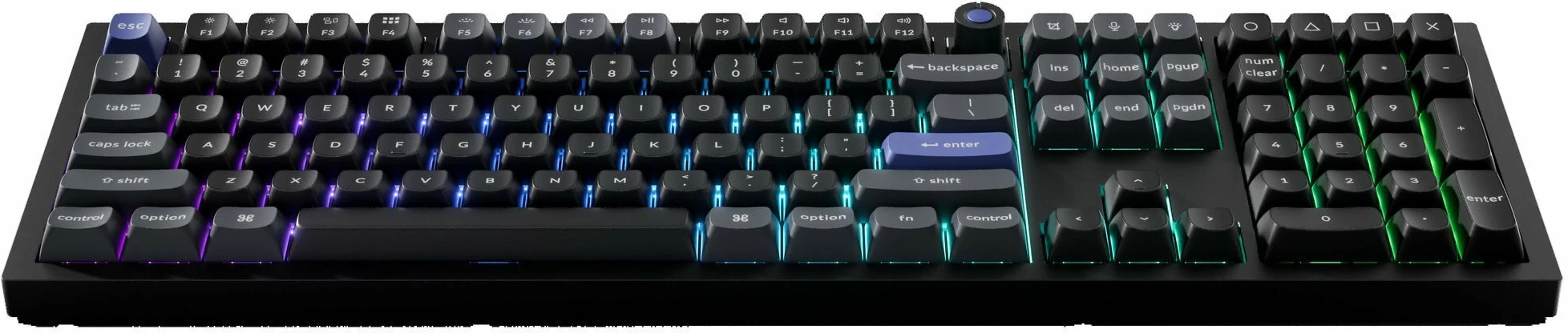 Tastierë magnetike Keychron Q6 HE 8K, Keychron Lime Magnetic Switch (Q6HW-M1), e zezë