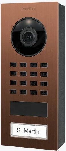 Zile e mençur DoorBird D1101V, Inoks V4A, Bronz