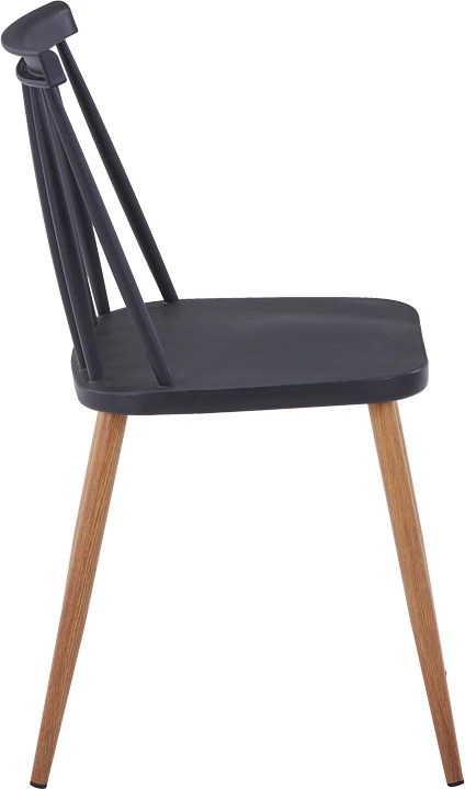 Set tavoline me dy karrige Julita-Aurora I, ngjyrë e zezë-natyrale, D60x73cm