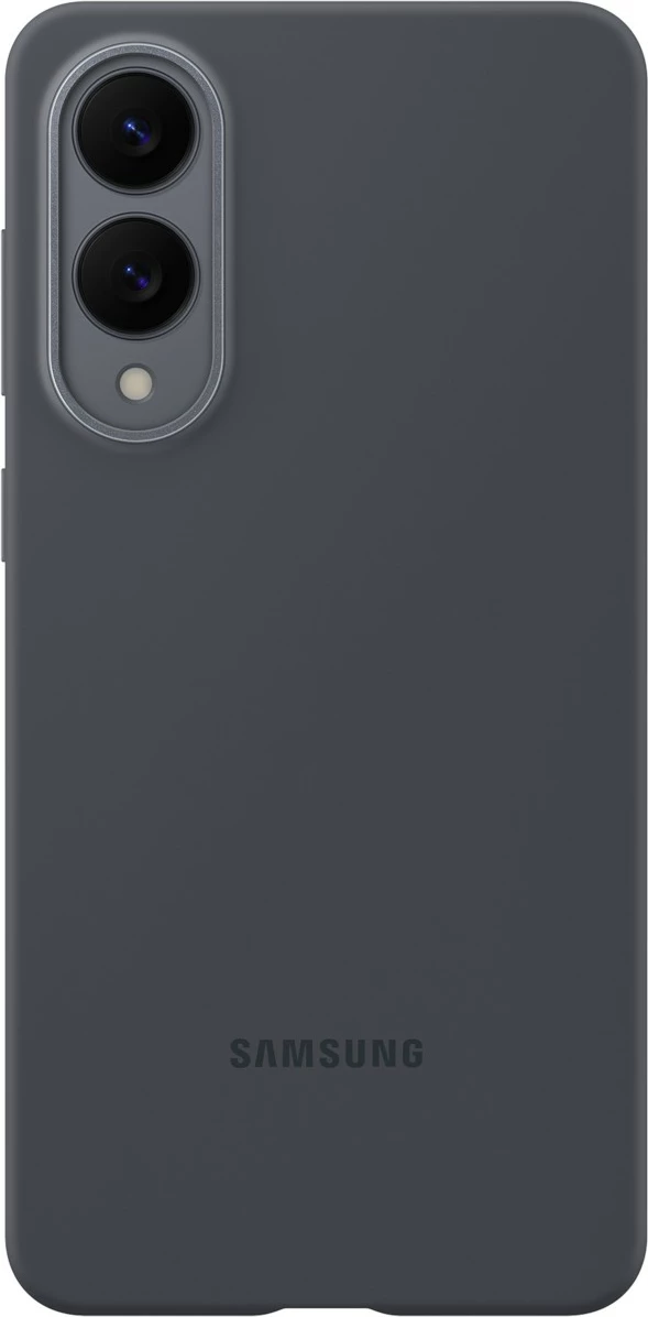 Mbështjellës silikon Samsung Galaxy S25 Edge, i zi