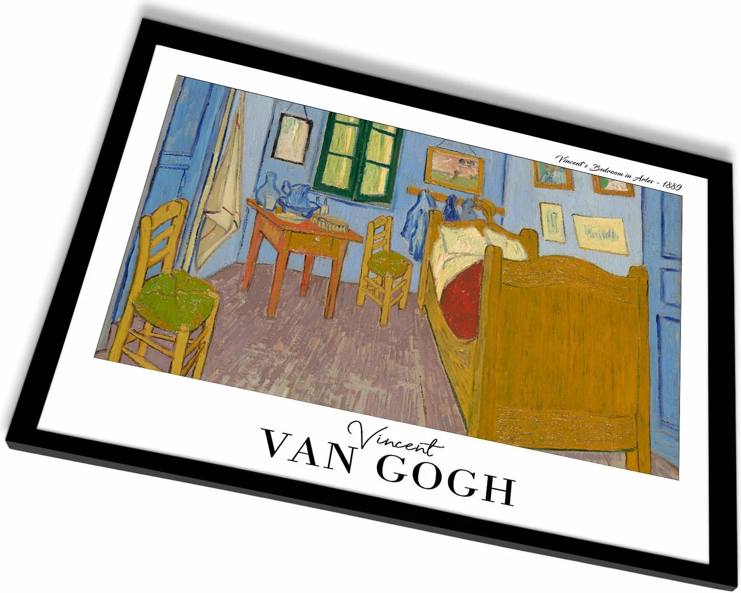 Pikturë dekorative me kornizë, shumëngjyrëshe, Wallity 4262SYHGOGH-002, 42x62cm