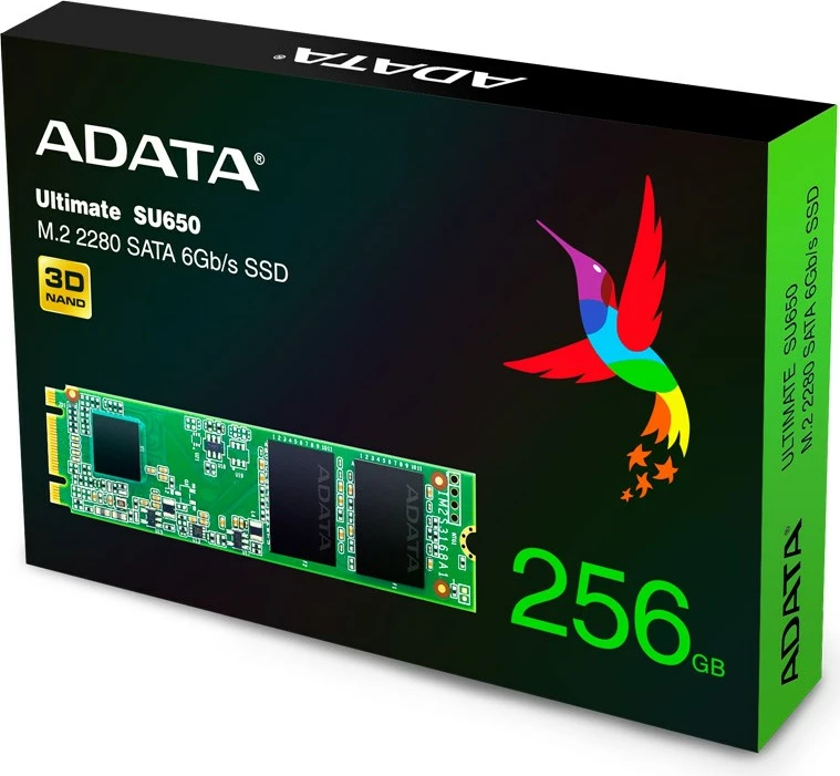 Disk SSD ADATA Ultimate SU650 M.2, Serial ATA III, 256GB 