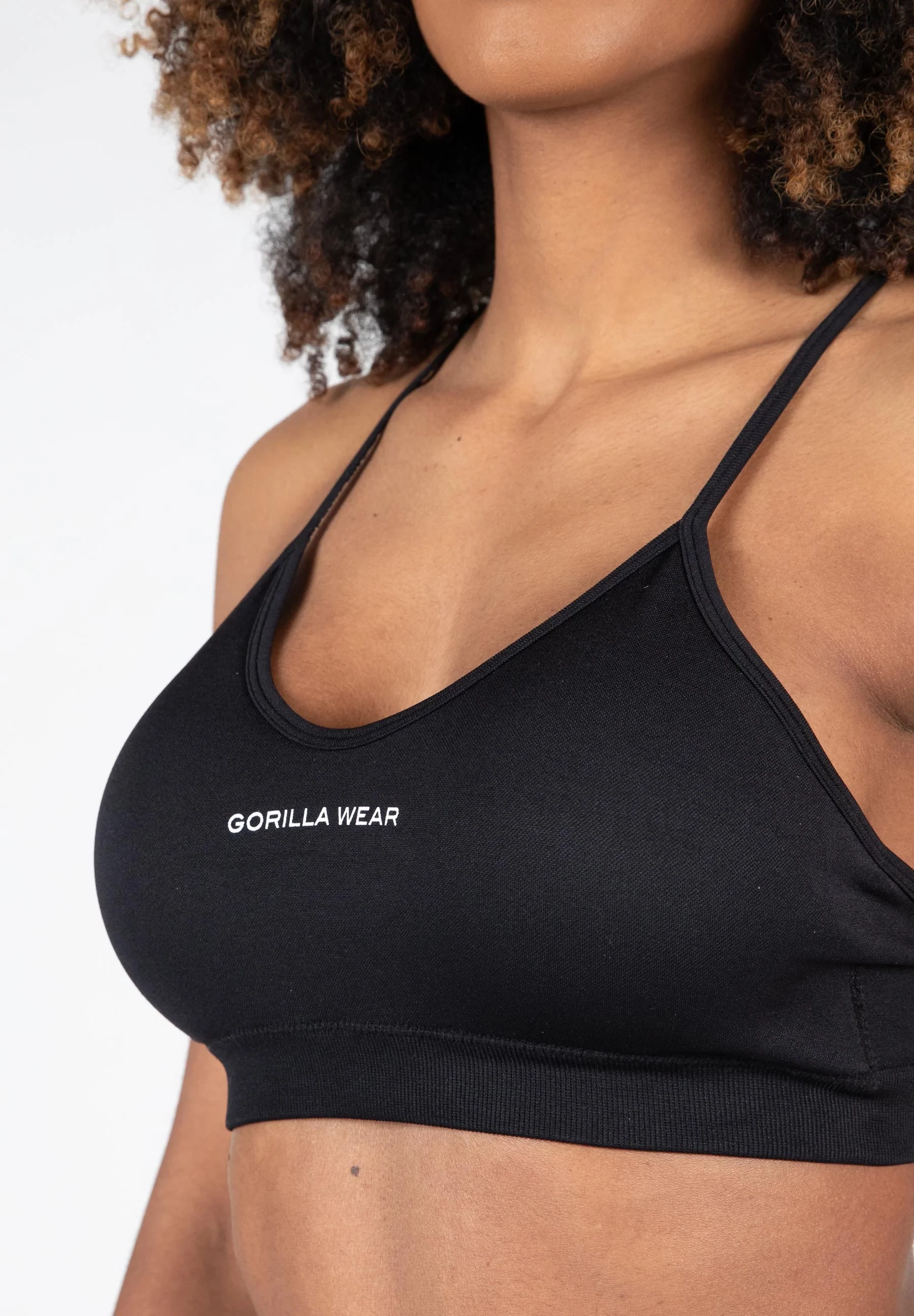 Quincy Seamless Sports Bra - Black [Madhësia: M/L]