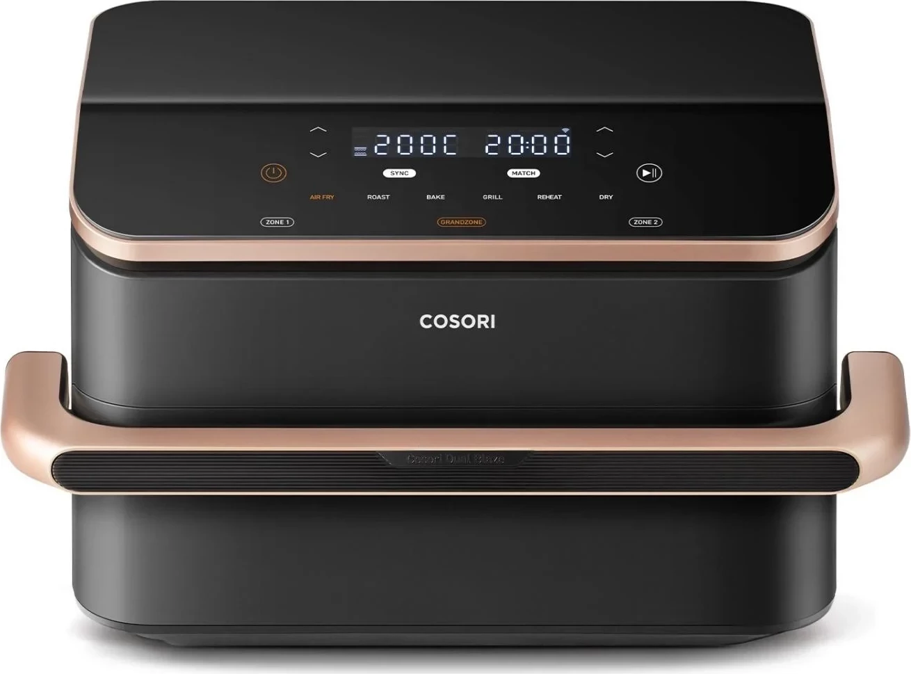 Frytkownicë Cosori CAF-TF101S-AEUR Dual Blaze TwinFry, 10L, e zezë