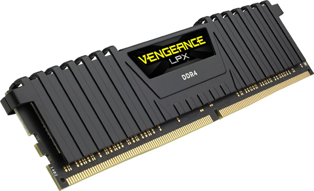 RAM Memorje Corsair Vengeance LPX 16GB DDR4 3200MHz CL16, 1x16GB, DIMM 288-pin, e zezë