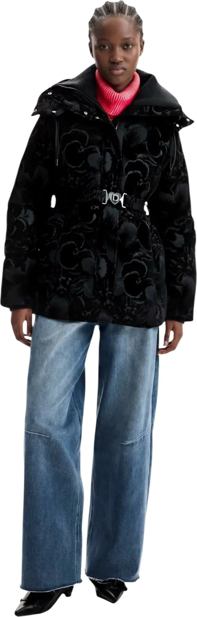 Jakne puffer për femra Desigual PADDED_LUCIENNE 26WWEW41, e zezë [Madhësia: S]