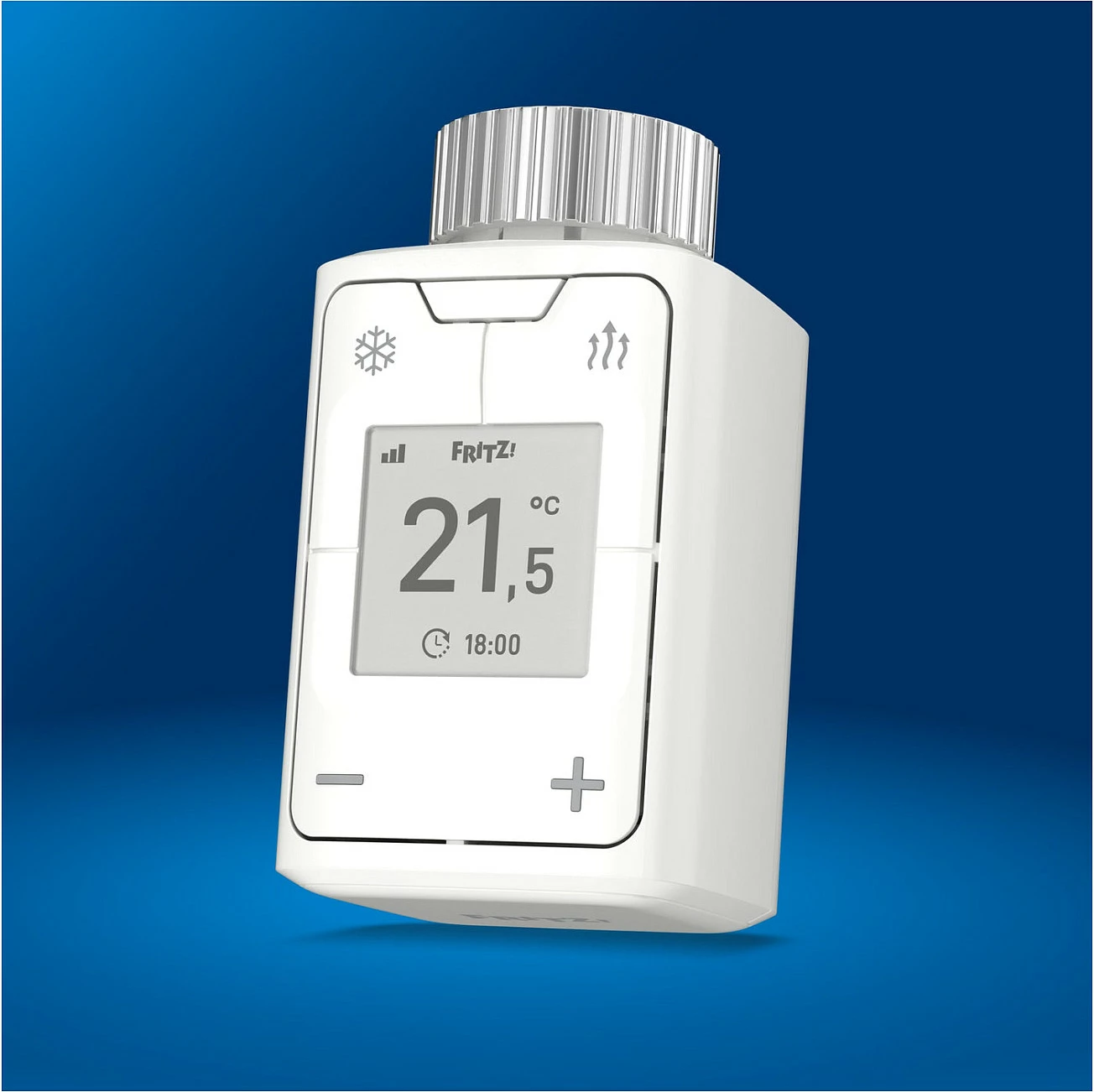 Termostat i mençur FRITZ Thermo 302, wireless, me ekran, AA bateri, i bardhë