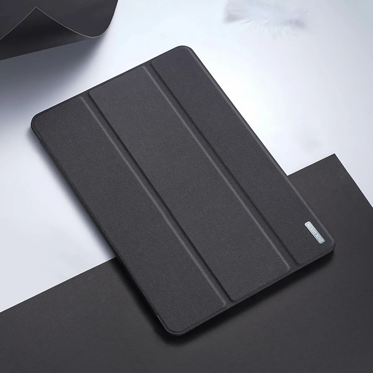 Mbështjellës tabletë Dux Ducis Domo, me Smart Sleep, me qëndrim/stand, për Samsung Galaxy Tab S8 Ultra/Tab S9 Ultra (SM-X900/SM-X906), me mbajtës stylus, ngjyrë e zezë