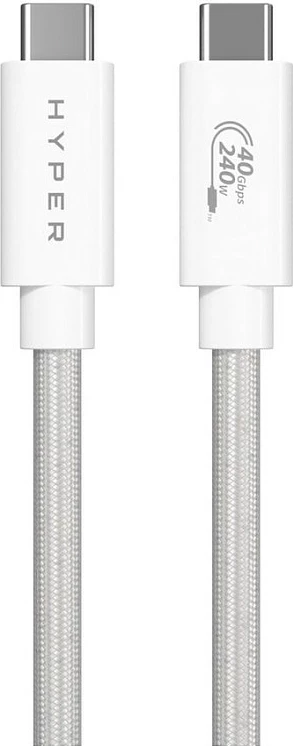 Kabllo USB-C Targus HyperDrive USB4 Performance CAB, 1.2m, 240W, e bardhë